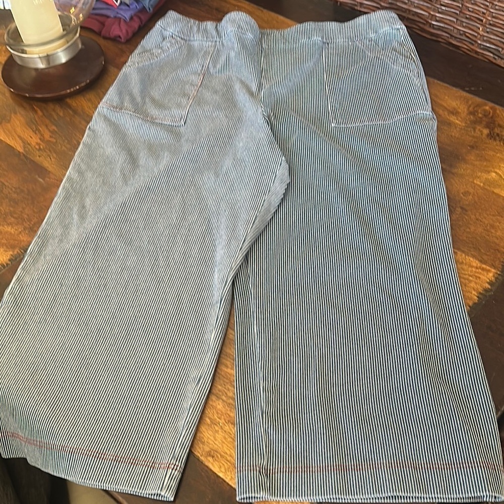 Tribal wide leg light crop jeans XL